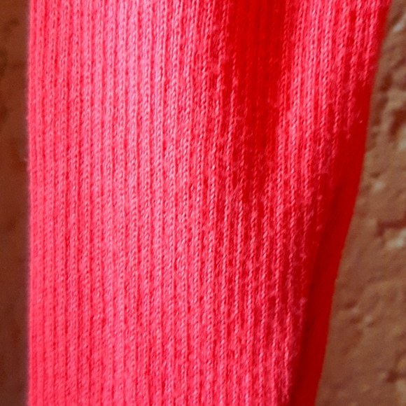 Victoria's Secret orange fine knit cotton sweater size L. - Picture 2 of 4